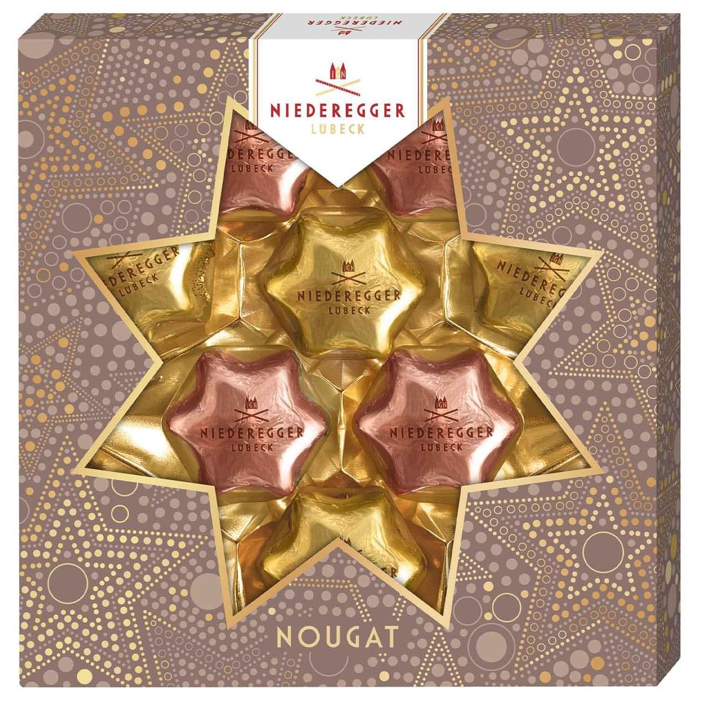Niederegger nugat poinsecja duo orzech i krem opakowanie Zdjęcie produktu 