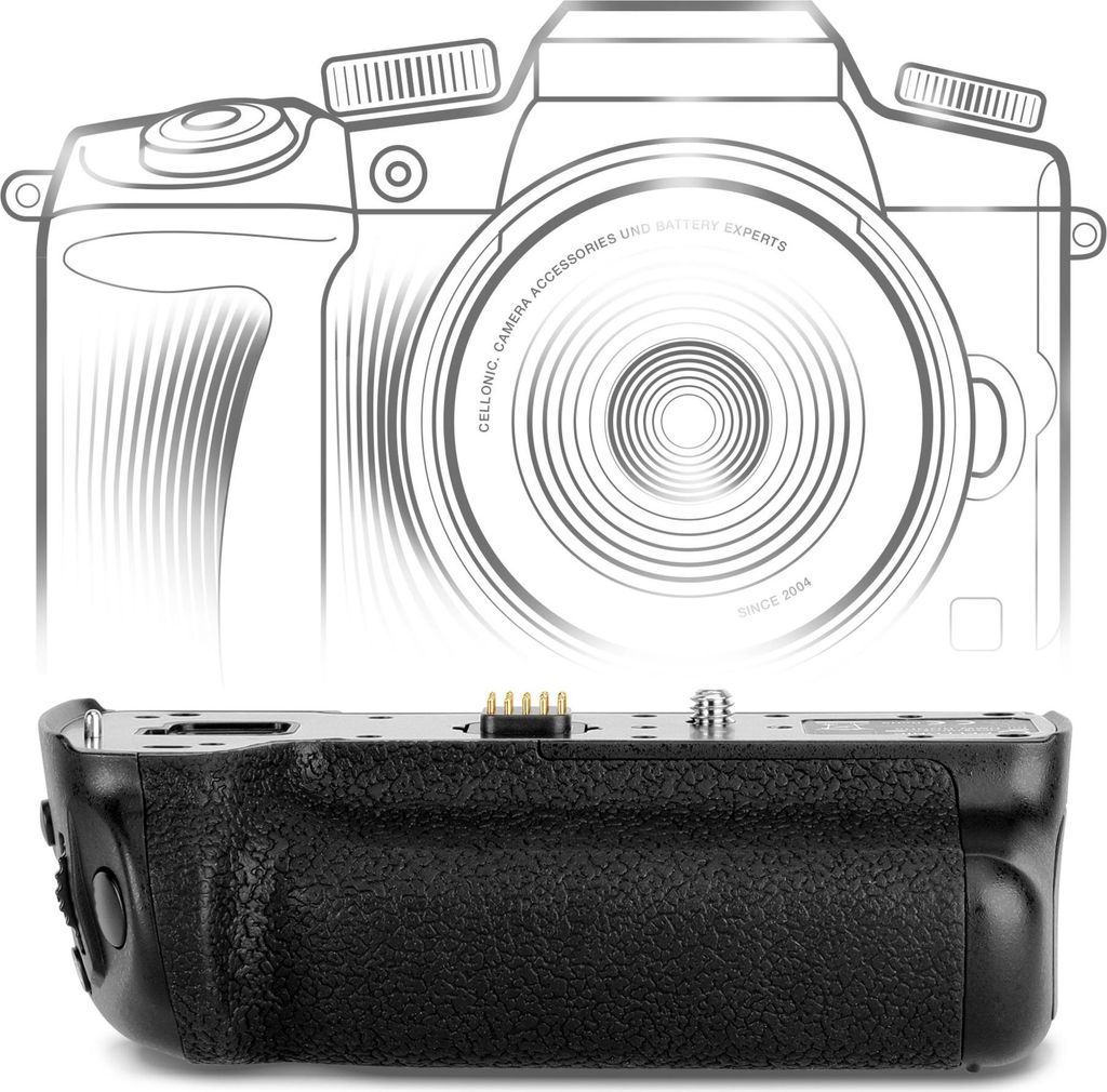 CELLONIC Batteriegriff DMW-BGGH5 kompatibel mit Panasonic Lumix DC-GH5 II / Lumix GH5 Akkugriff für DMW-BLF19 Battery Grip - Kamera Hochformatgrif...