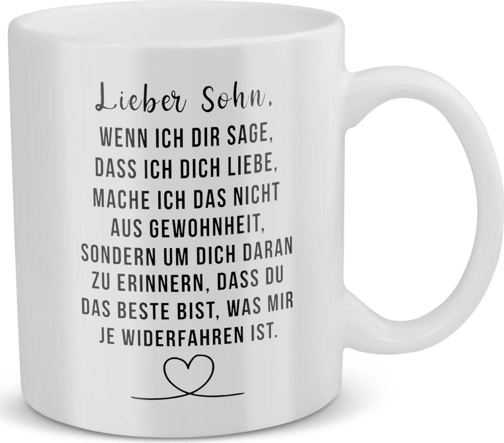 22Feels Sohn Geschenk Geburtstag 18 Jahre Kinder Tasse Teenager Abitur Master Bachelor Uni Abschluss Firmung Konfirmation Meistertitel Weihnachten ...