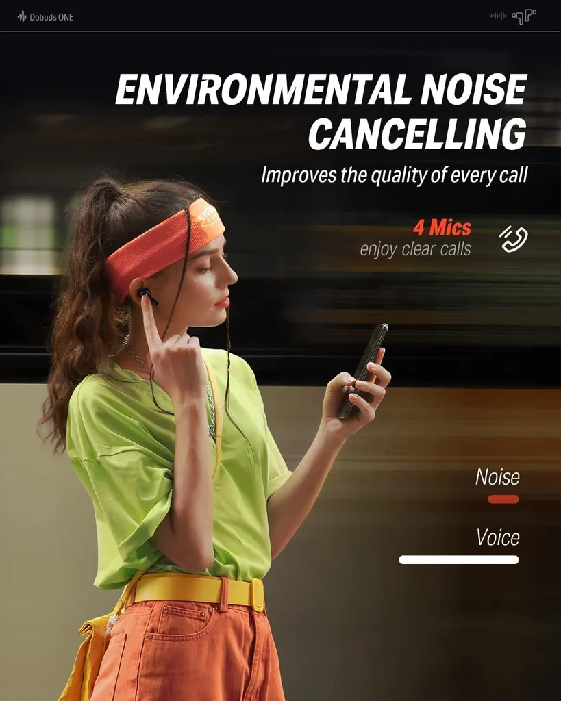 Cuffie Wireless Bluetooth 5.2: 32h Batteria, Audio 12mm, ANC - 4