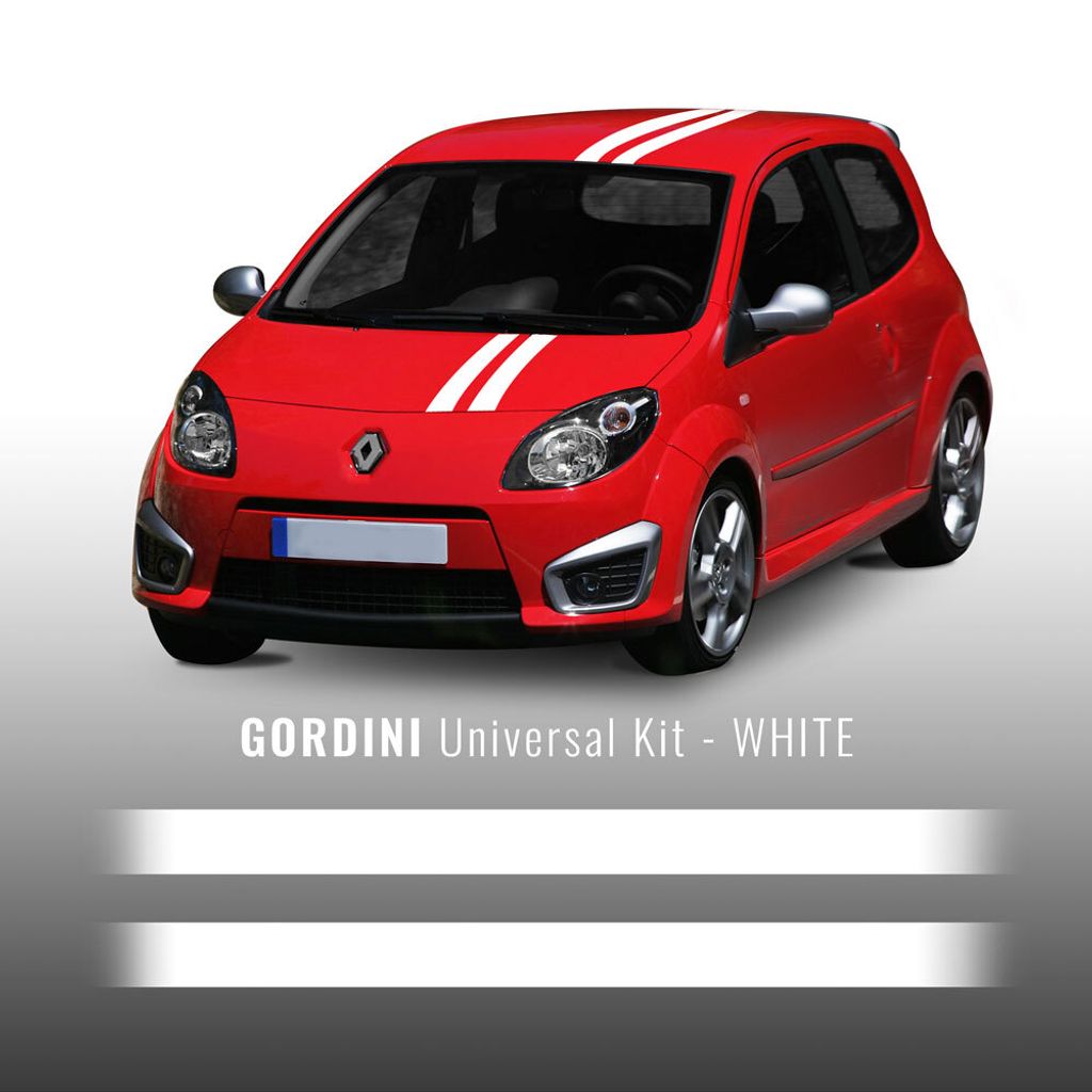 Stripes Klebestreifen Kit Gordini Renault Weiß