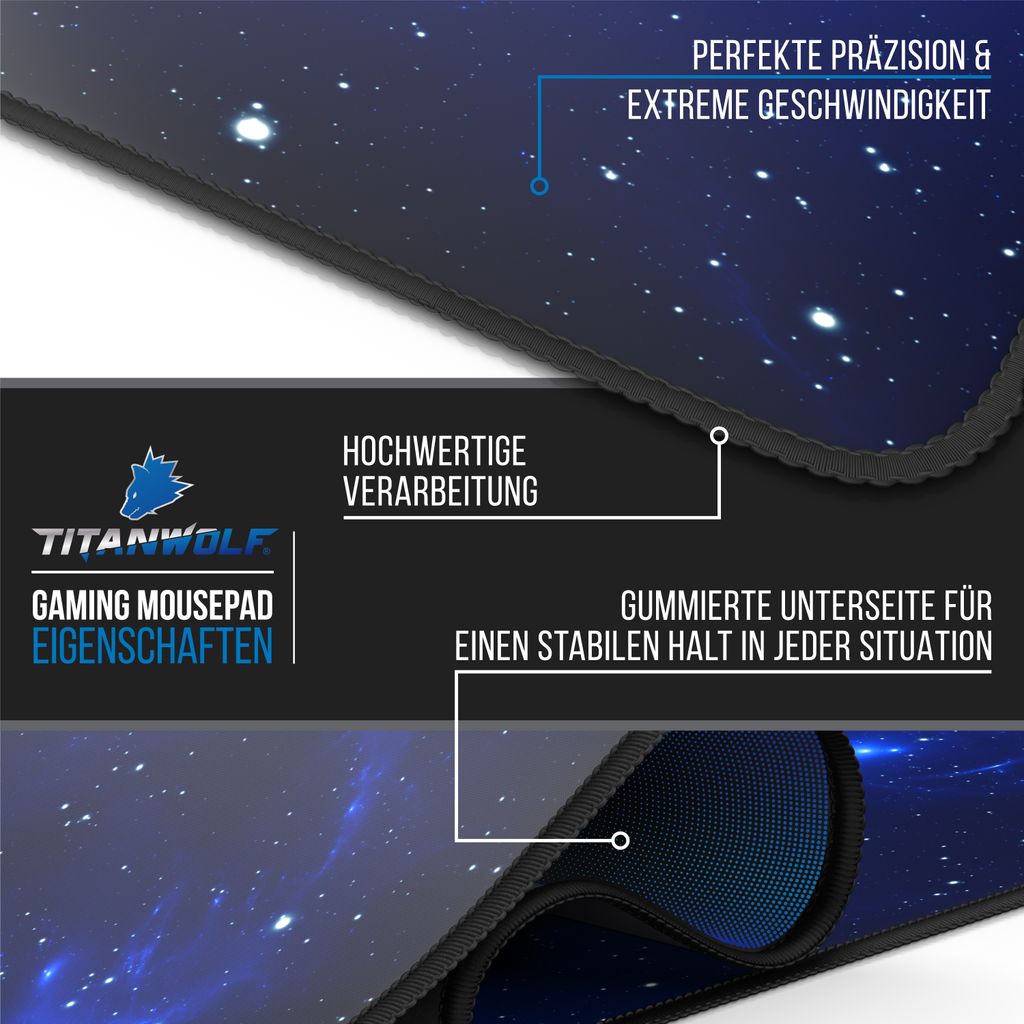 Podkładka pod mysz Titanwolf XXXL 1600x800mm, duży format Zdjęcie produktu 3