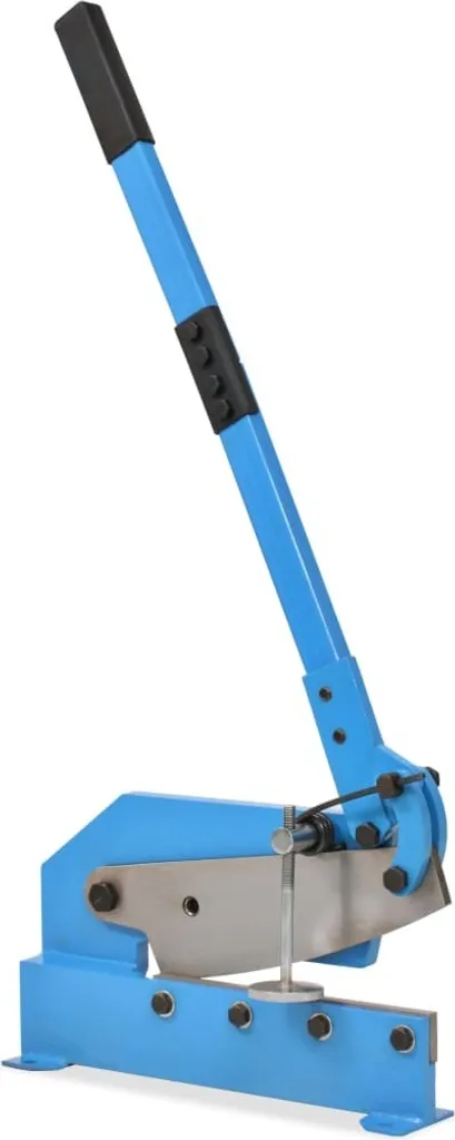 Cisaille à levier 300 mm bleu haute précision pour découpe de tôles