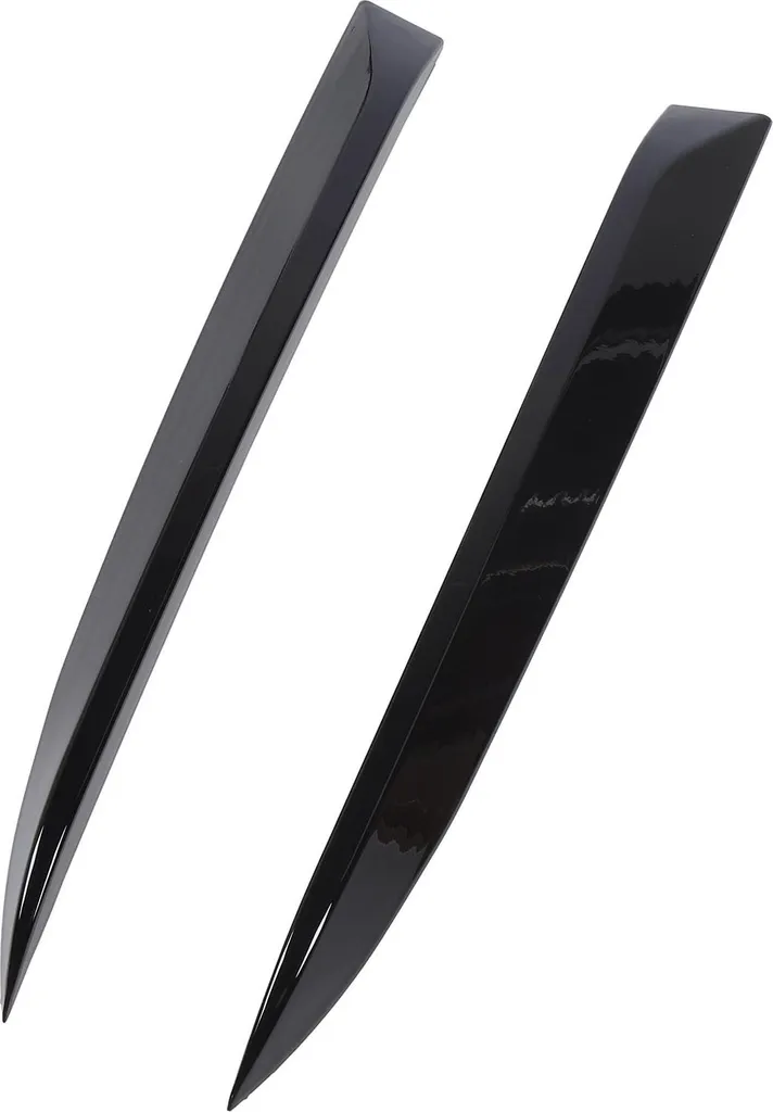 Déflecteurs latéraux de lunette arrière noir brillant pour X6 E71 E72