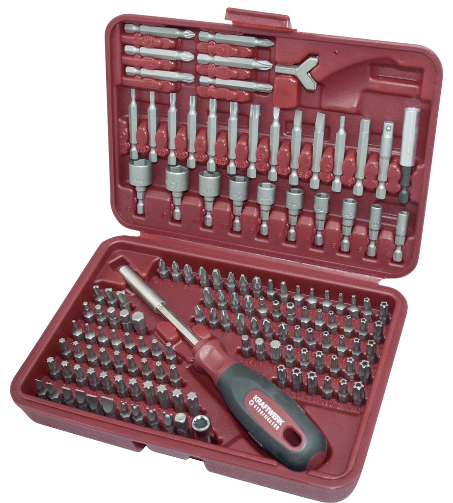 Kraftwerk 1/4" Universal-Bit-Box 138-teilig Produktbild 