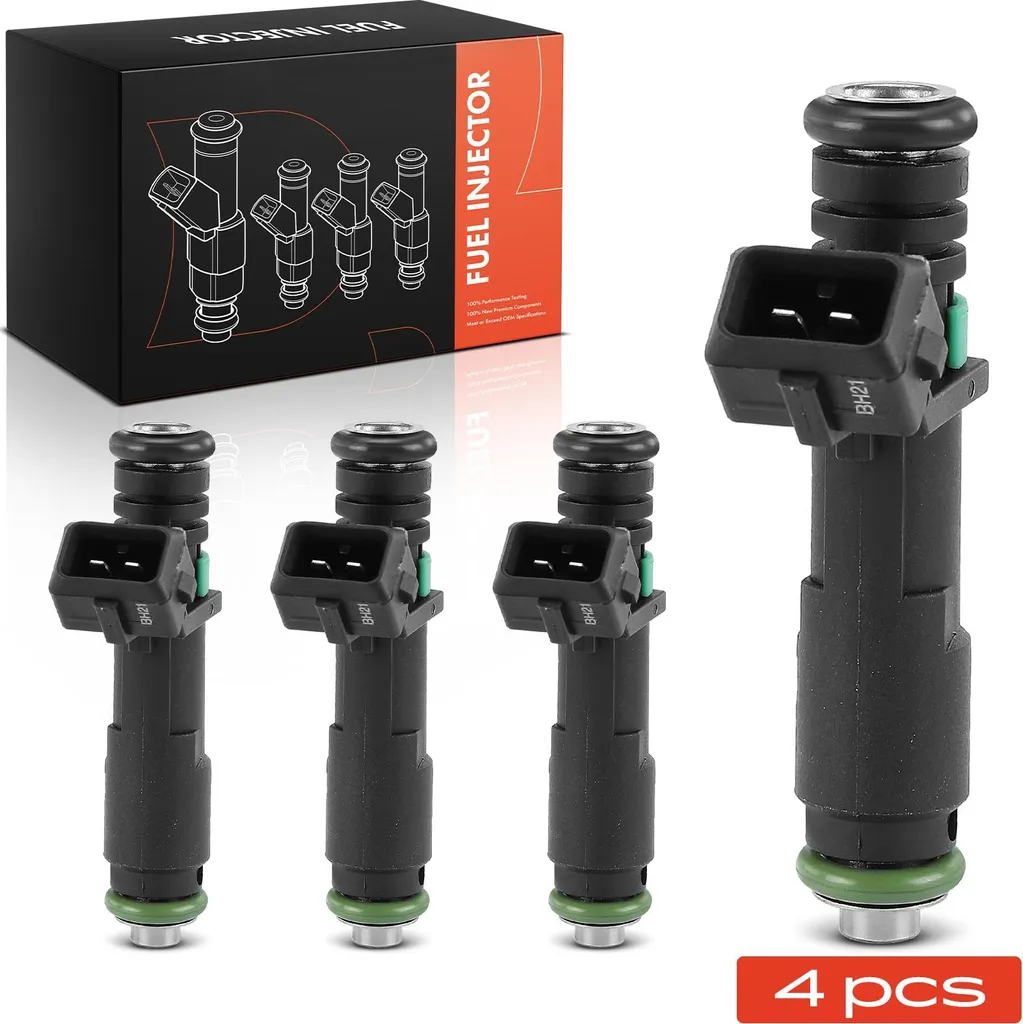 Frankberg 4x Injecteur de Carburant pour Chevrolet Spark Aveo 1.2L