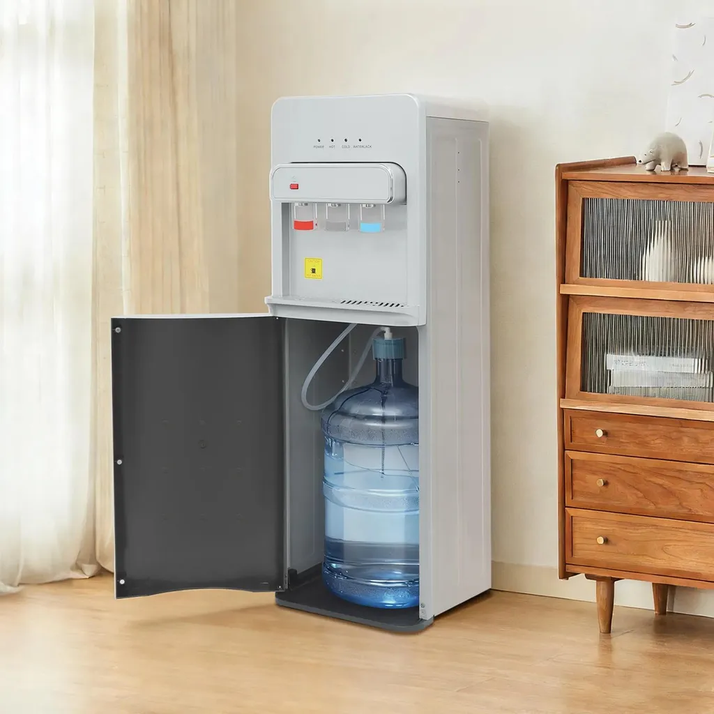 Fontaine à eau multifonction 220V - Distributeur 3 températures Argenté - 9