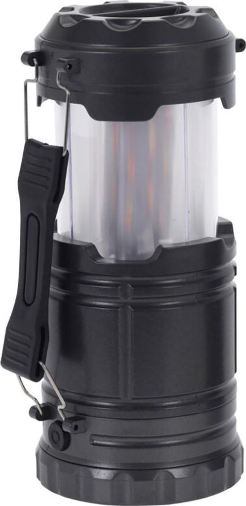 Camping-Laterne mit LED-Doppelfunktion, 3 x AA, assortierte Farben, ø90 x 145 mm