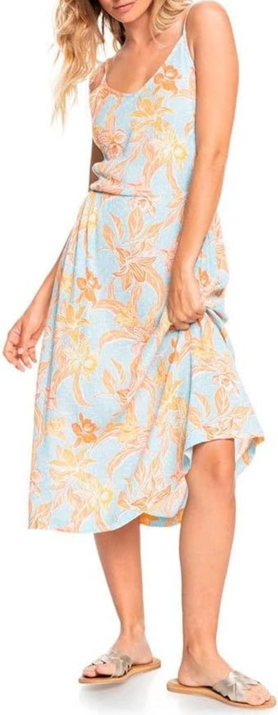 Roxy Land Of All Damen trägerloses Blumenkleid M
