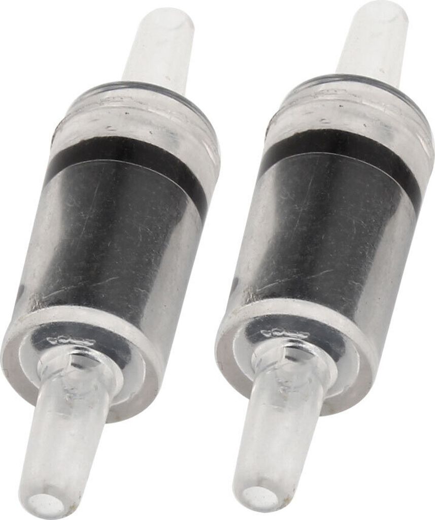 2 STK.Plastik Aquarium Luftpumpe Einweg-Rückschlagventile Schwarz Klar