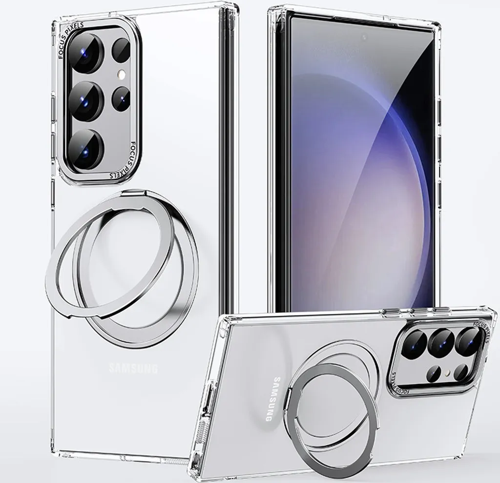Cover Magnetica Samsung S23 Ultra Trasparente - Protezione Shockproof INF