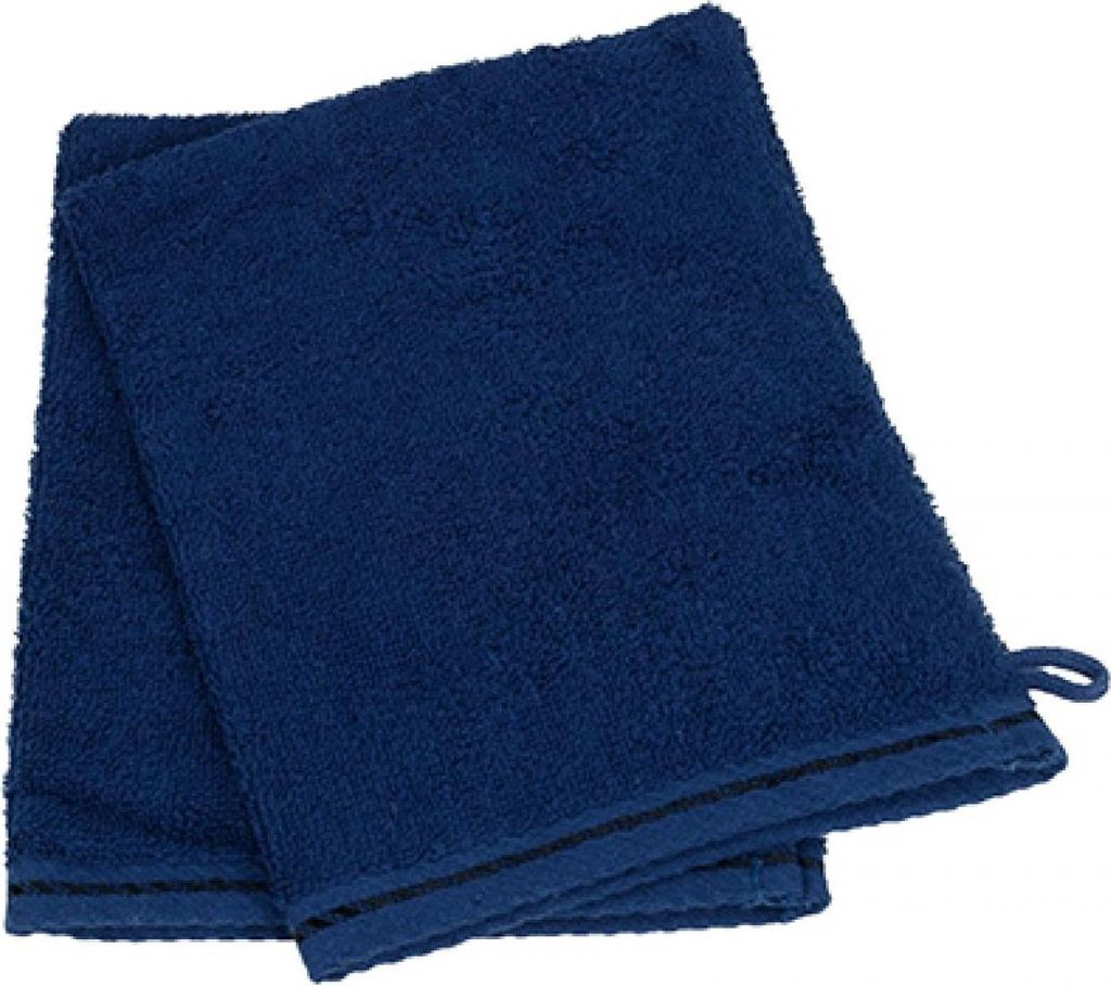 A&R 001.50 | Waschhandschuh -Standard 100 / 16 x 22 cm - Farbe: French Navy - Größe: 16 x 22 cm