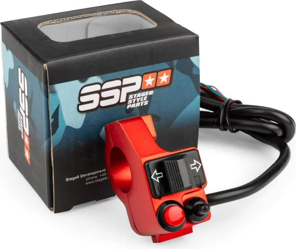 Interruttore di Massa Stage6 Rosso | Kill Switch Racing CNC