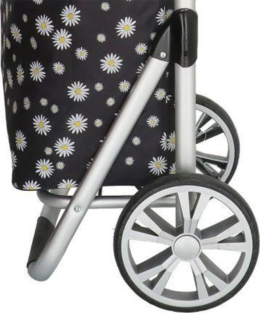 Chariot de course ergonomique Daisy - Dites stop au mal de dos 42L