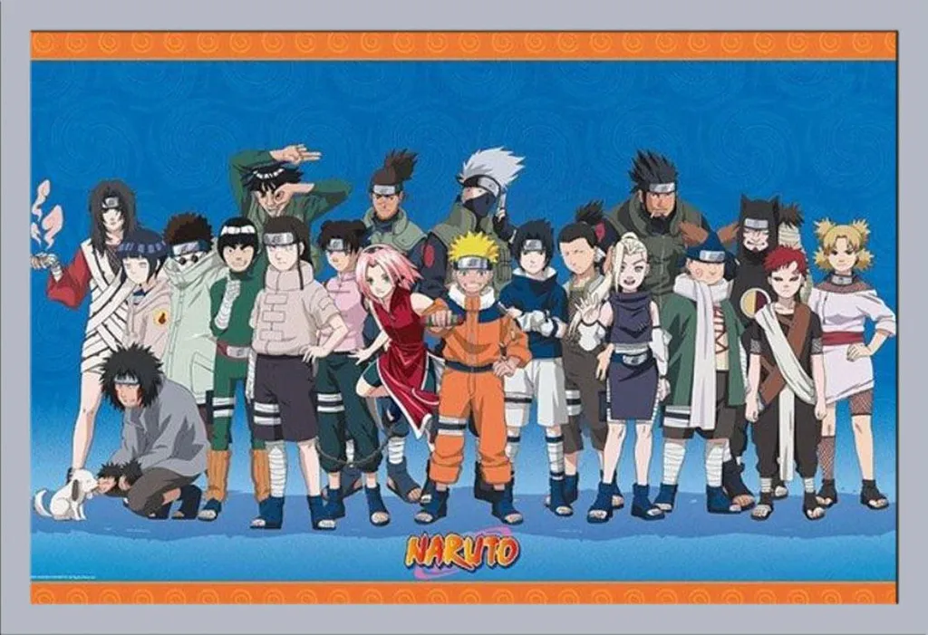 Poster Naruto Protégé sous Cadre Argenté : Fini les Affiches Cornées