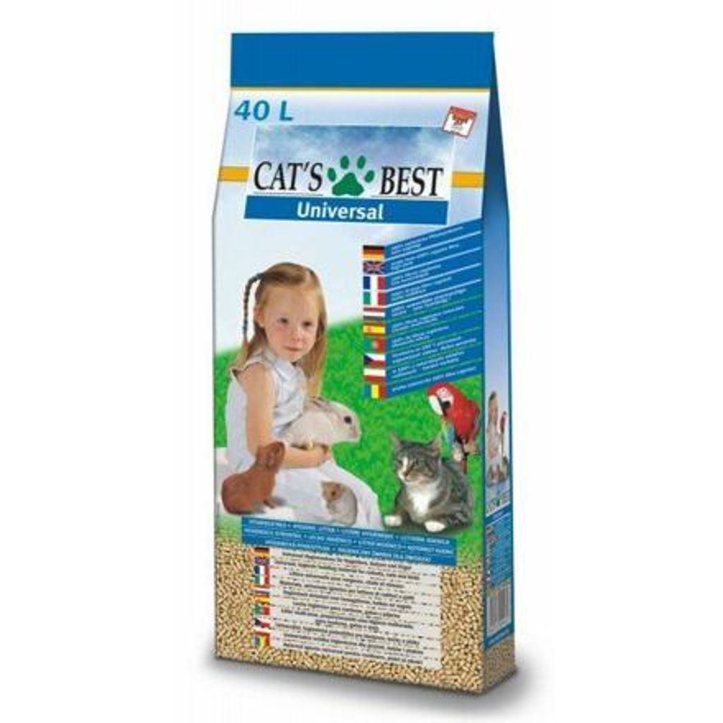 CAT’S BEST Universal, 40 l, Granule, Chincilla, Fretka, Obrázek produktu 