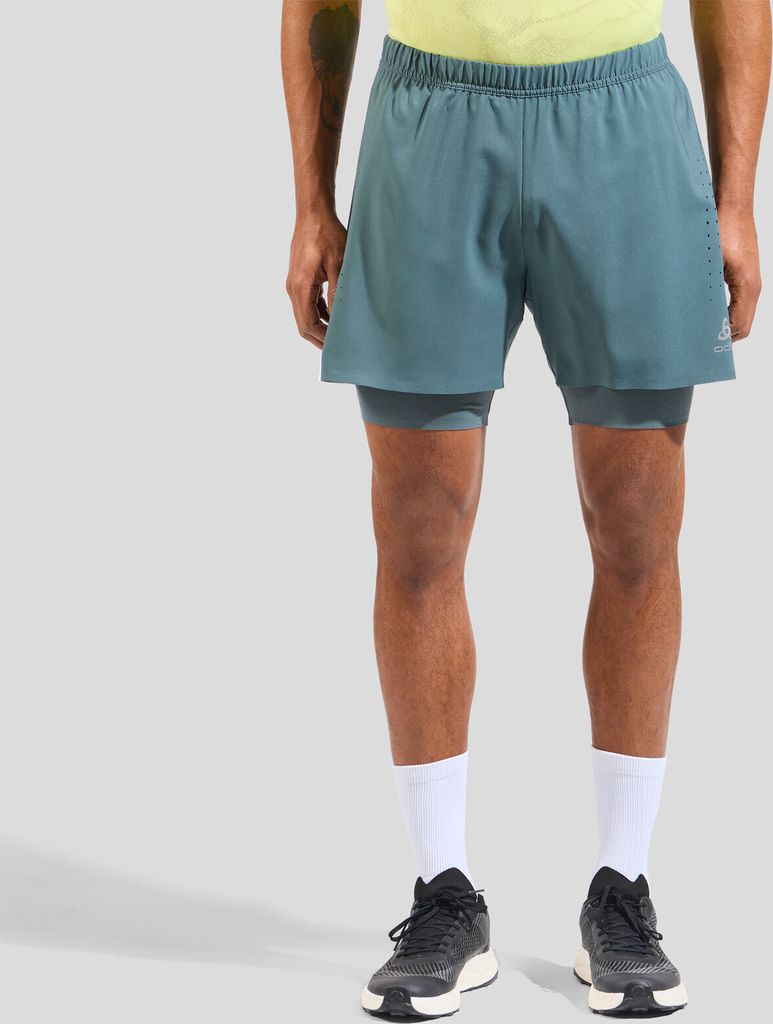 Odlo ZEROWEIGHT 5 Inch 2-in-1 Laufshorts Men | 322562-10612, Größe:S