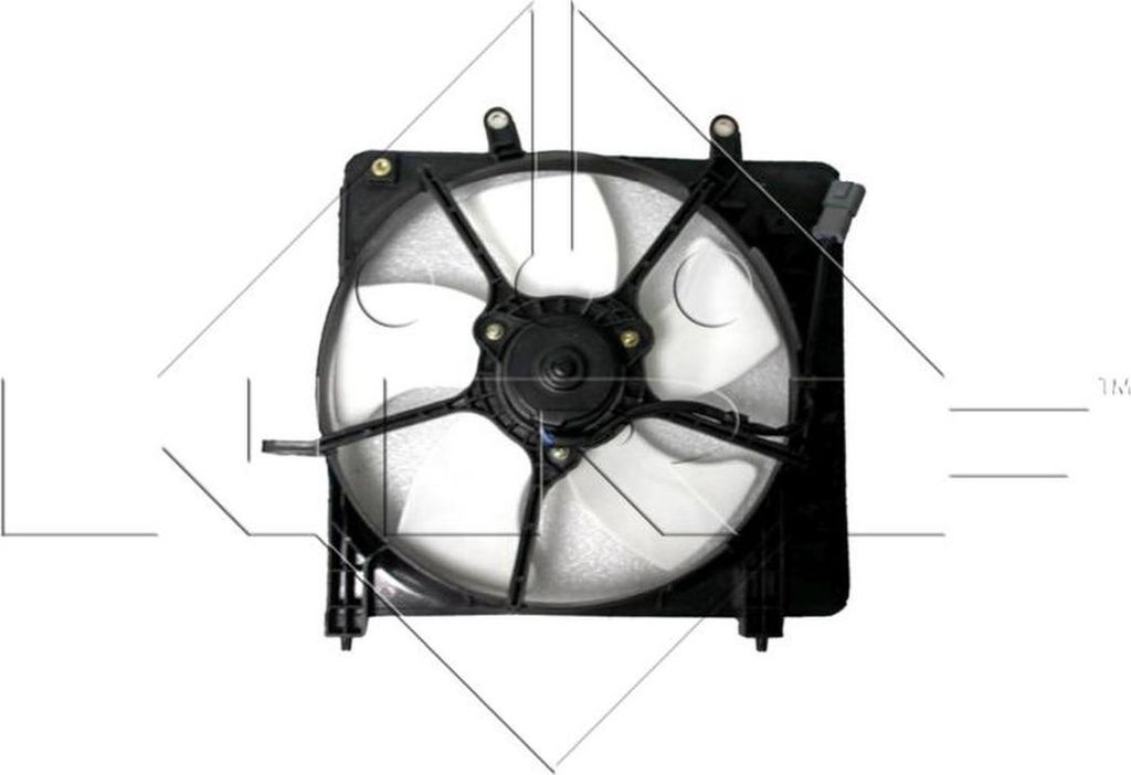NRF 47487 Lüfter Motorkühlung Kühlerlüfter für HONDA Jazz II Schrägheck (GD, GE3, GE2) Wasserkühler
