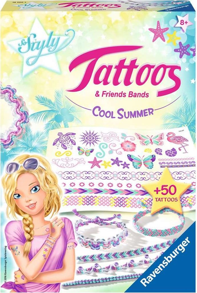 Ravensburger Creation Basteln Tattoos & Friends Bands Cool Produktbild 