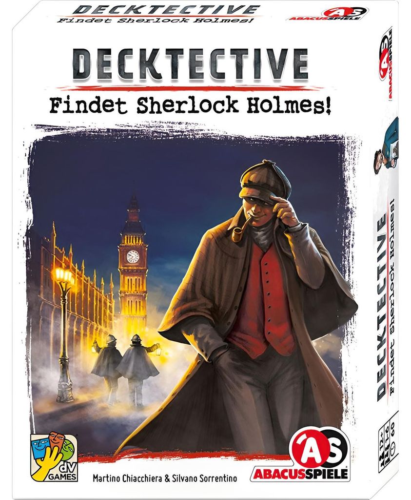 Decktective Findet Sherlock Holmes Krimispiel für 1-6 Personen