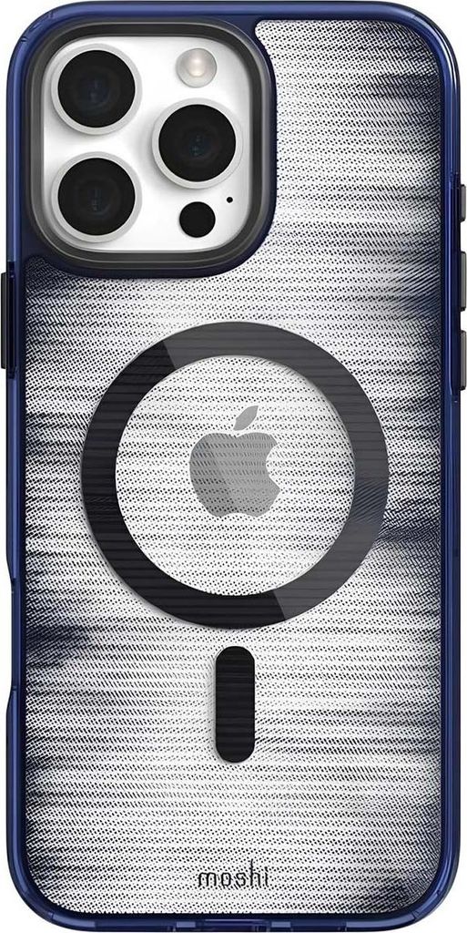 Moshi iGlaze MagSafe - iPhone 16 Pro Tasche (Dusk Indigo)