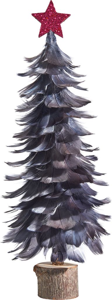 Deko Federbäumchen, schöne Alternative zum Weihnachtsbaum Produktbild 
