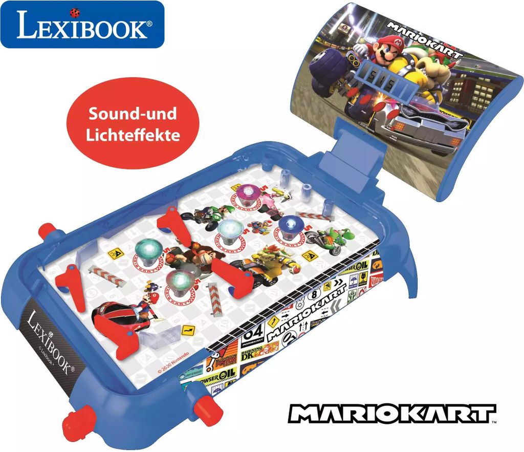Flipper elettronico da tavolo Mario Kart con un grande Immagine del prodotto 