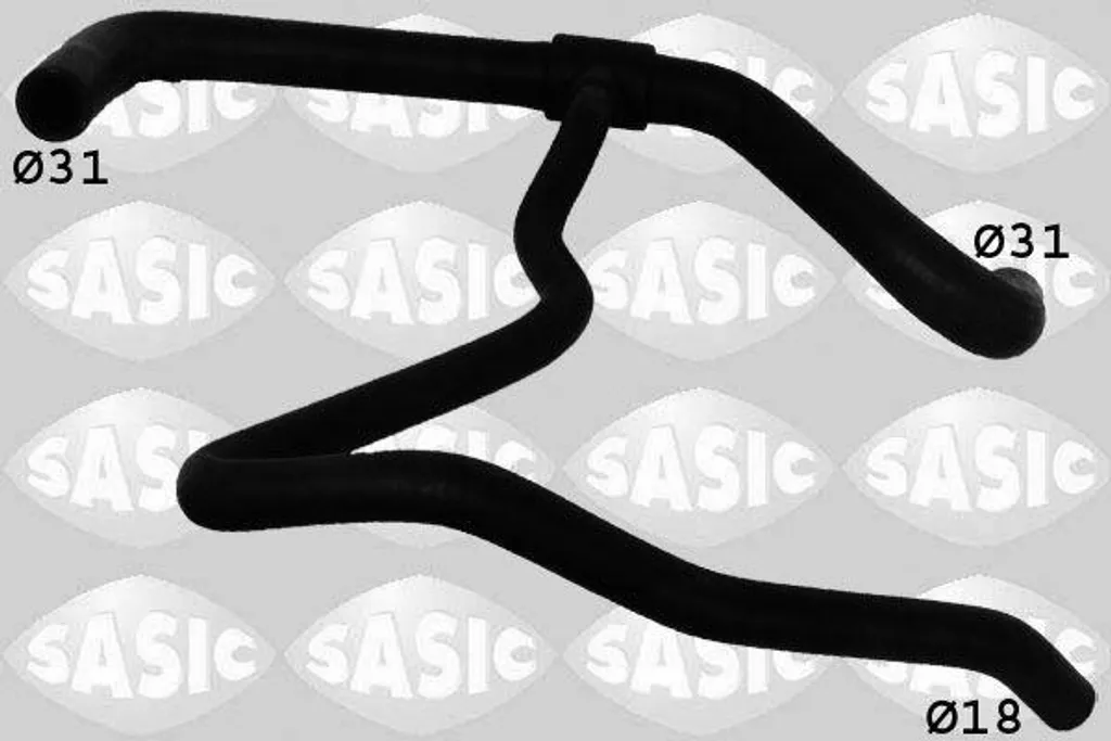 Manicotto Radiatore Inferiore SASIC 3404109 Dacia Logan Duster
