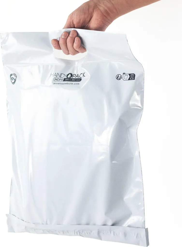 Évitez les Déchirures avec l'Enveloppe HandyOpack HOP5 350x380 mm x1000