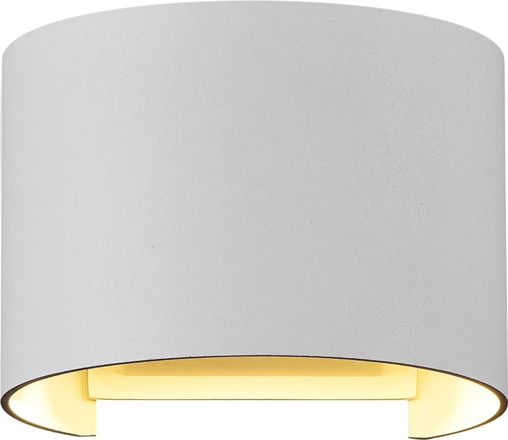 Lampada Parete LED Bianco IP54 Metallo: Design Minimal per Esterni