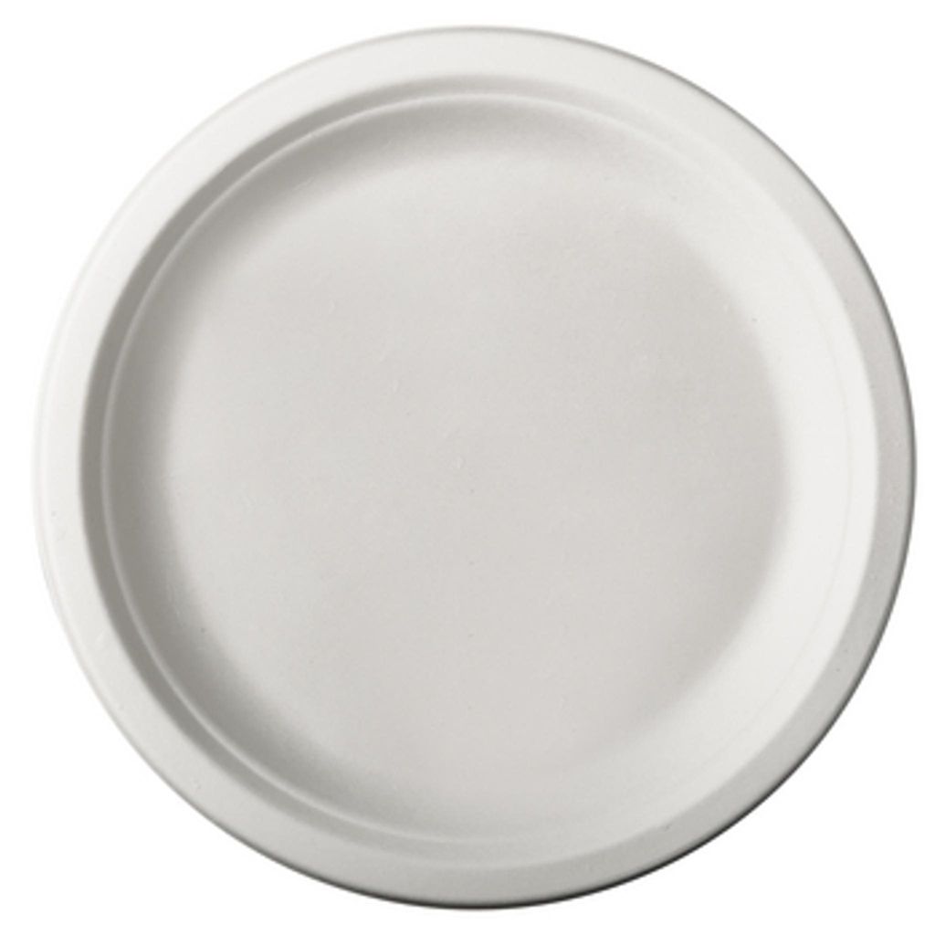 PAPSTAR 89735 50 PAPSTAR Zuckerrohr-Teller pure Ø 23,0 cm Zdjęcie produktu 
