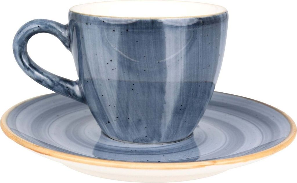 Bonna Aura Dusk - Espressotassen und Untertasse - 80 cc - Porcelain - 6er set