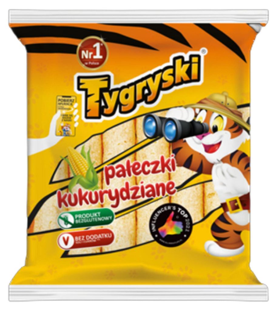 Pałeczki kukurydziane dla dzieci Tygryski 50 g Obrázok produktu 