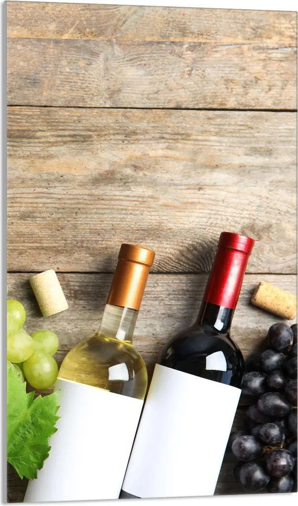 Piastra Vetro 30x52 Copri Piano Cottura Ceramica Legno di Vino