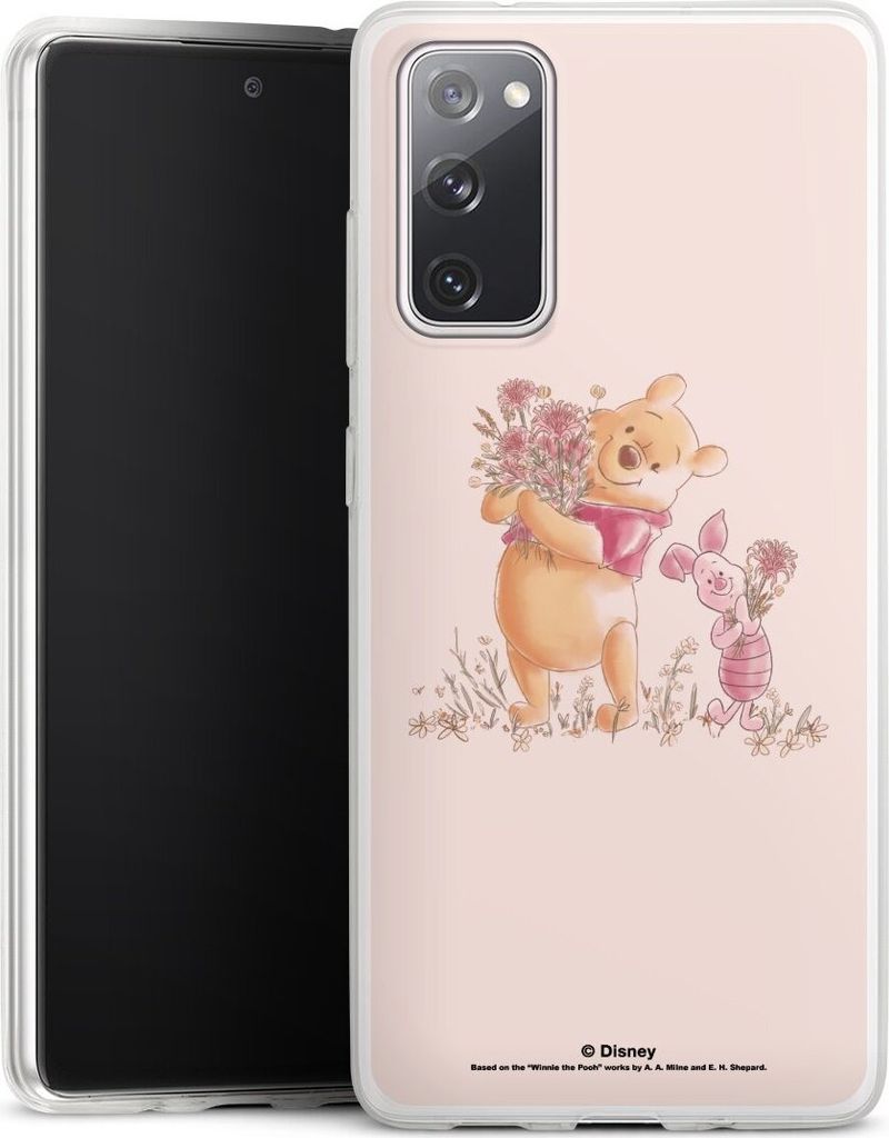 DeinDesign Slim Hülle für Samsung Galaxy S20 FE 5G Silikon Case Ultra Dünn Handyhülle Disney Offizielles Lizenzprodukt Winnie Puuh Ferkel