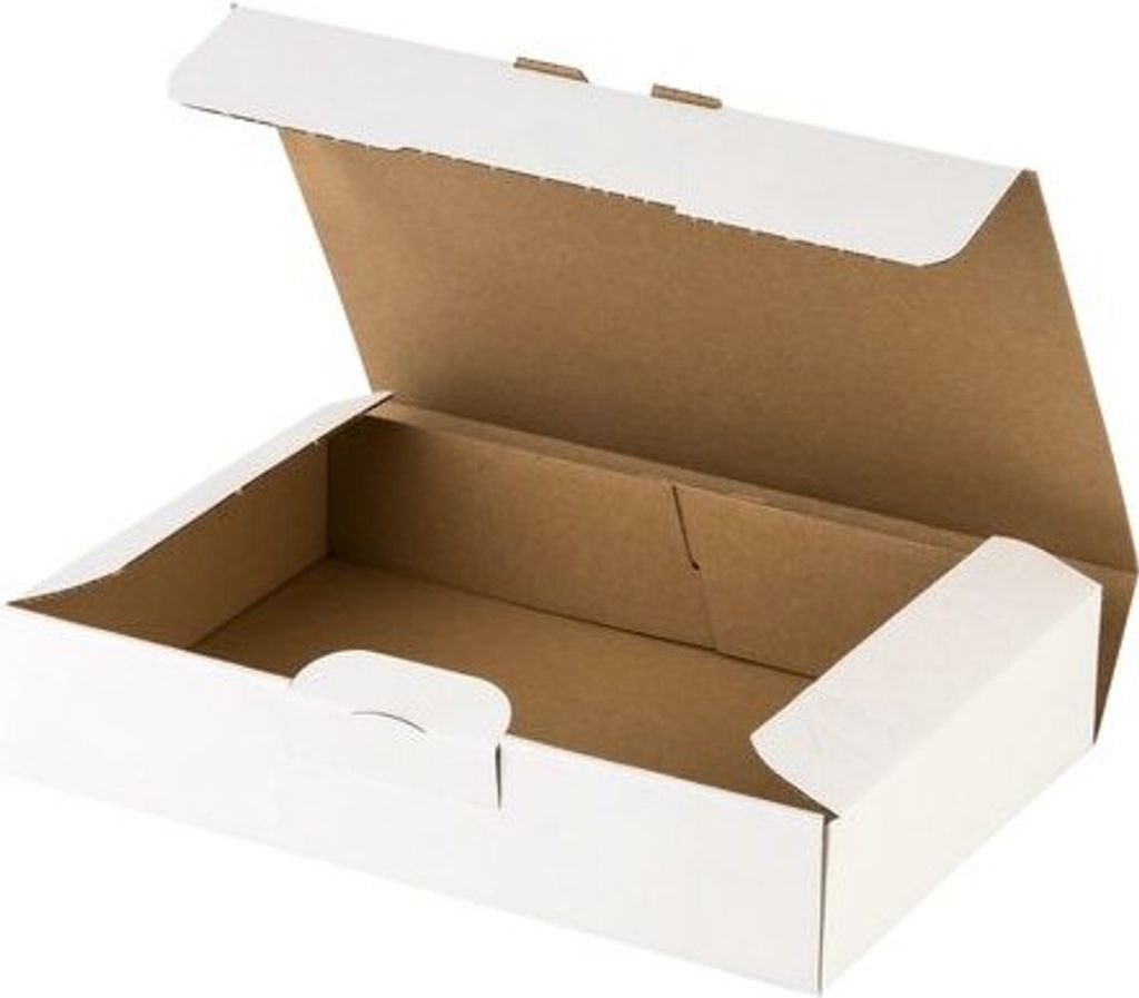 25x Versandkarton 235x155x46 schnelle Aufrichtung mit Steckverschluss Maxibrief und Warensendung Din A5 weiß