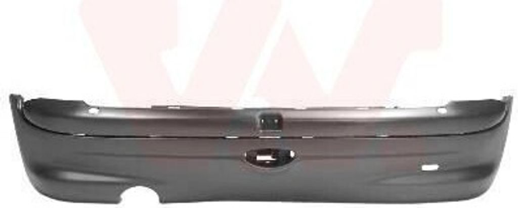 VAN WEZEL Heckstoßstange Stoßfänger Hinten passend für PEUGEOT 206 Schrägheck (2A/C) 206 CC (2D)