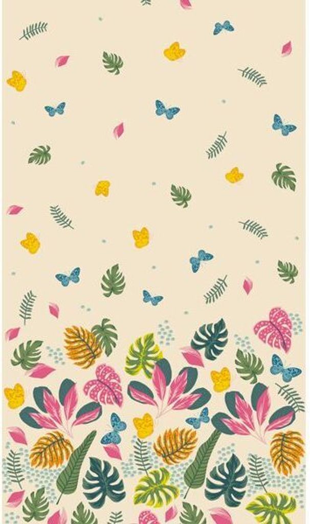 5x DUNI Dunisilk Tischdecke 138 x 220 cm Summertime