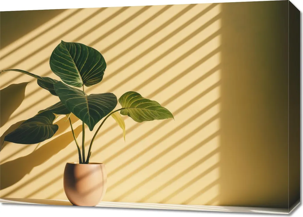Image 70 x 50 cm Reflets dorés - Idéal pour Décorer Chambre ou Bureau