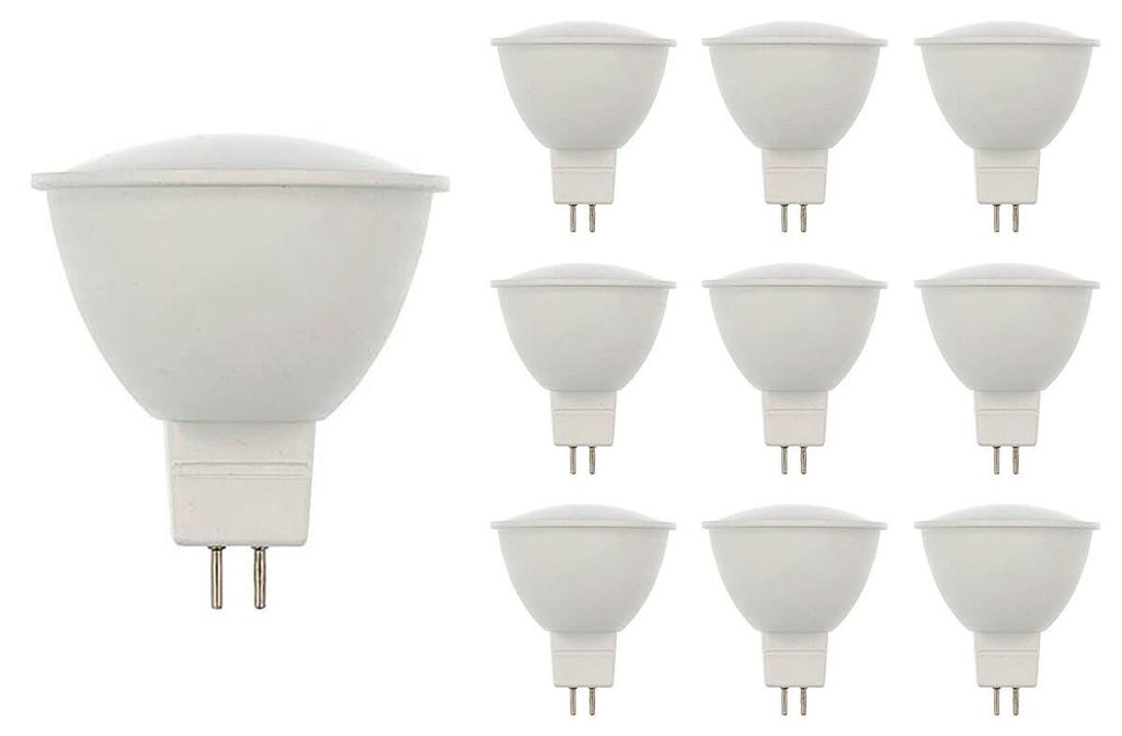 VITO GU5.3 LED Spot Lampe MR16 6W 486lm 2700K 12V 50mm 10 Stück