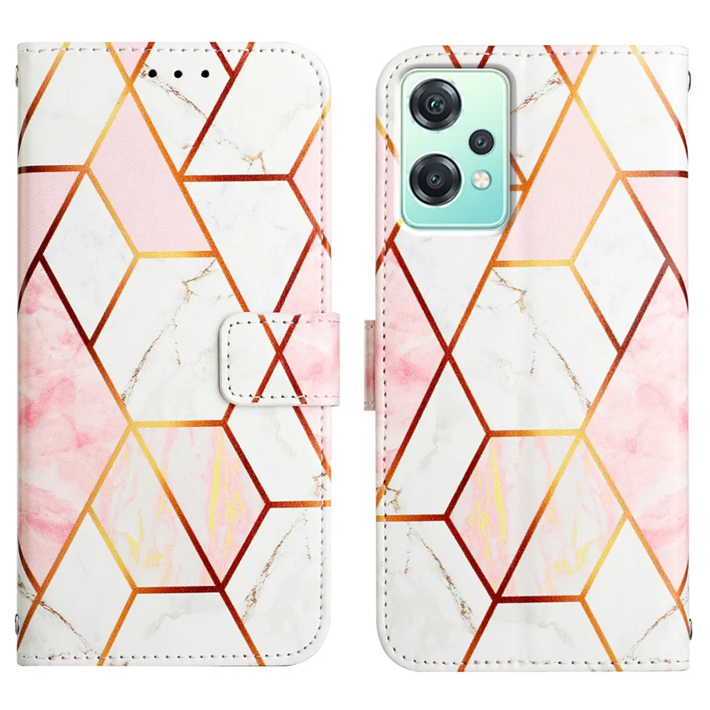 HAOYE Cover A Portafoglio Con Flip E Supporto Per OnePlus Nord CE 3 Lite 5G, Chiusura Magnetica, Slot Per Carte, Rosso
