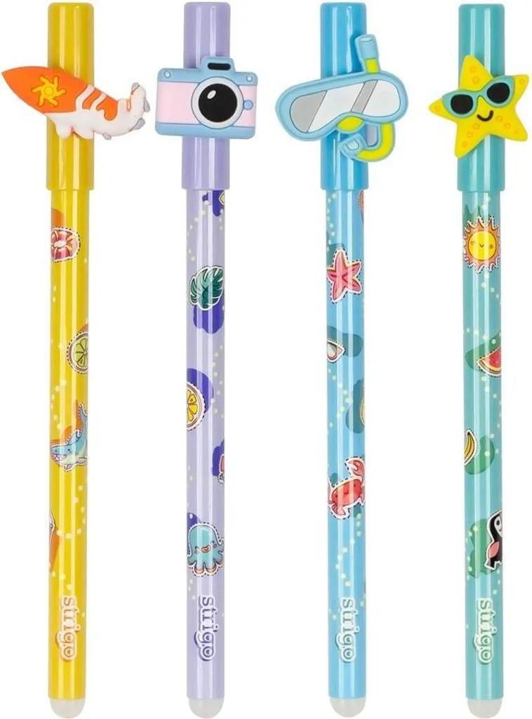 Stylo Effaçable STRIGO 36 Unités pour une Écriture sans Rature à l'École