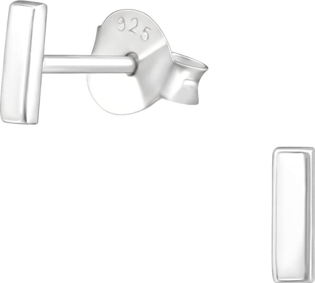 Ohrstecker 925 Sterling Silber mit Stab