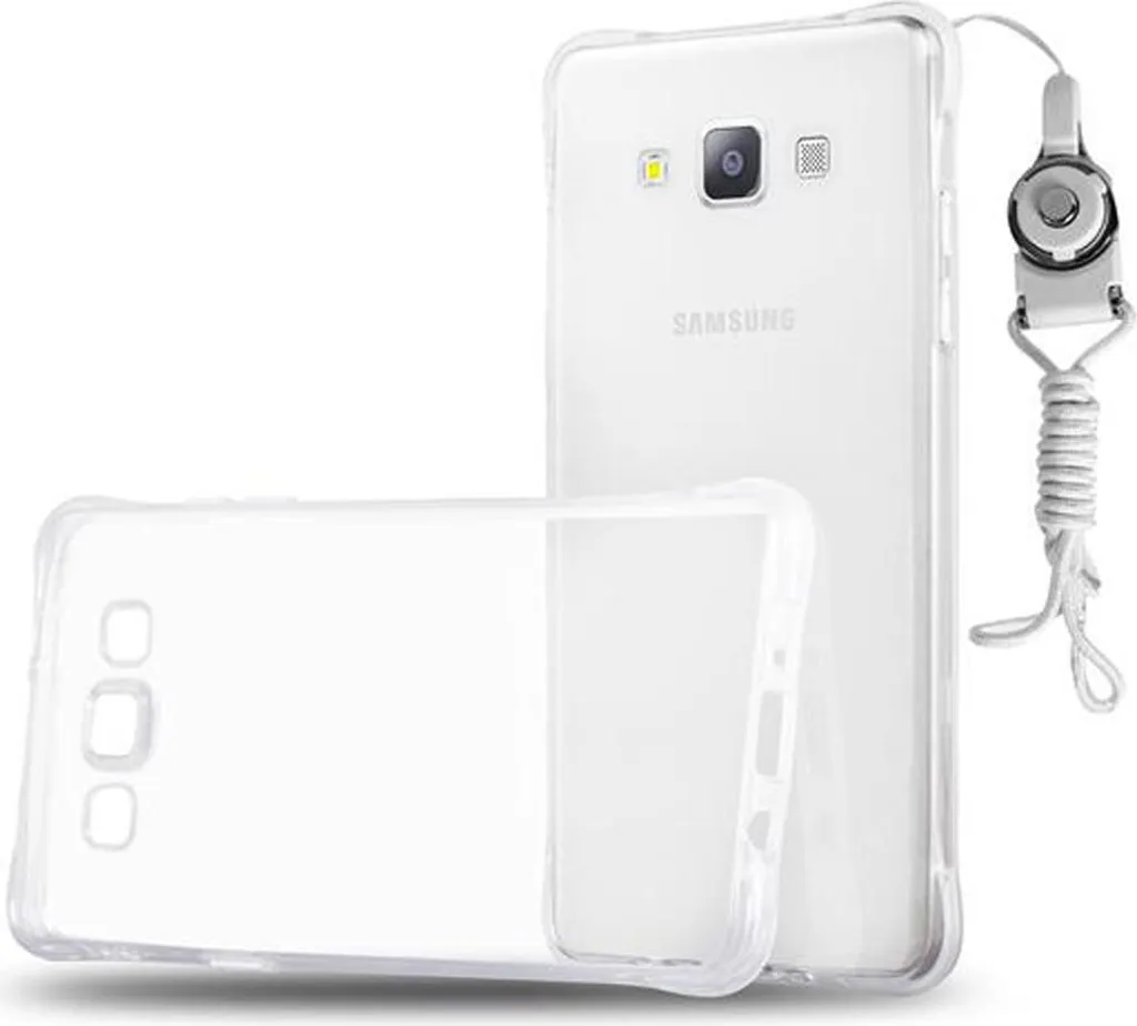 Custodia Cadorabo Samsung Galaxy A7 2015 - Cover Bianca in Silicone TPU