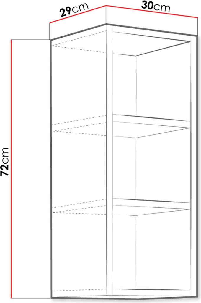 Mobile Cucina Superiore FRYZIA 30 cm Rovere - Design e Funzionalità