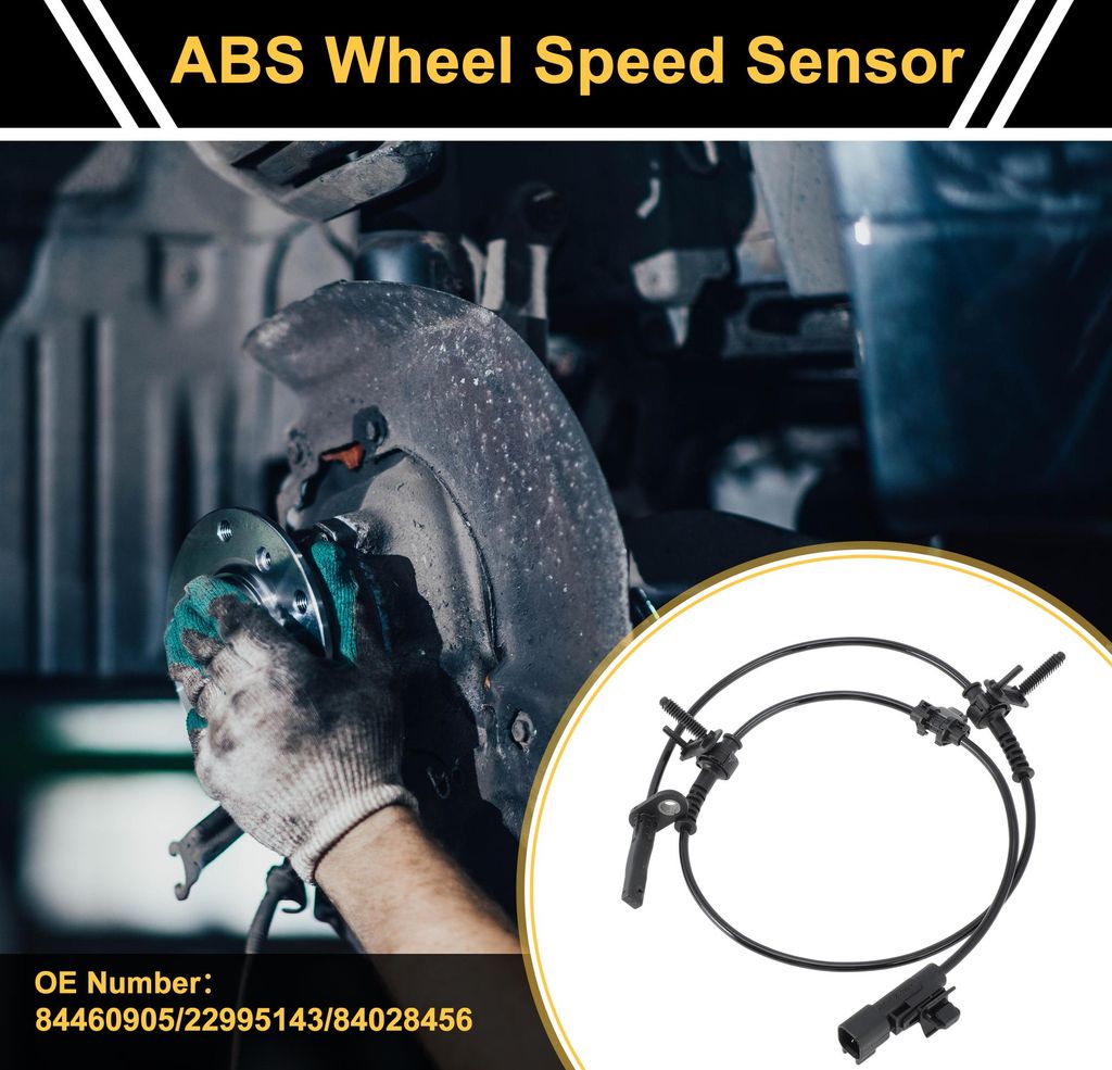 ABS Radgeschwindigkeitssensor ABS Sensor Antiblockiersystem Sensor Nr.84460905 für Cadillac Ct6 2016-2019 1 Stück Vorne Links Vorne Rechts