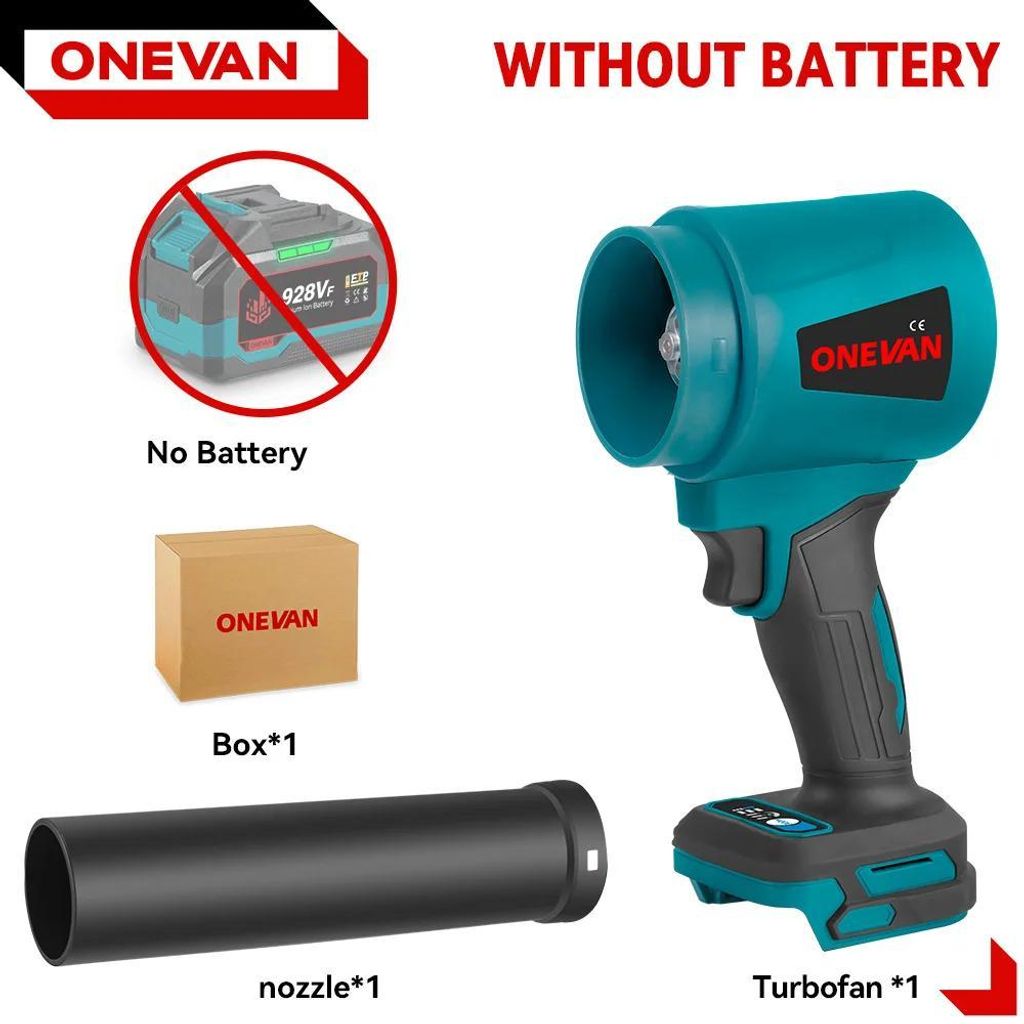 Soffiatore elettrico per foglie - Turbo Jet Fan - Motore Immagine del prodotto 