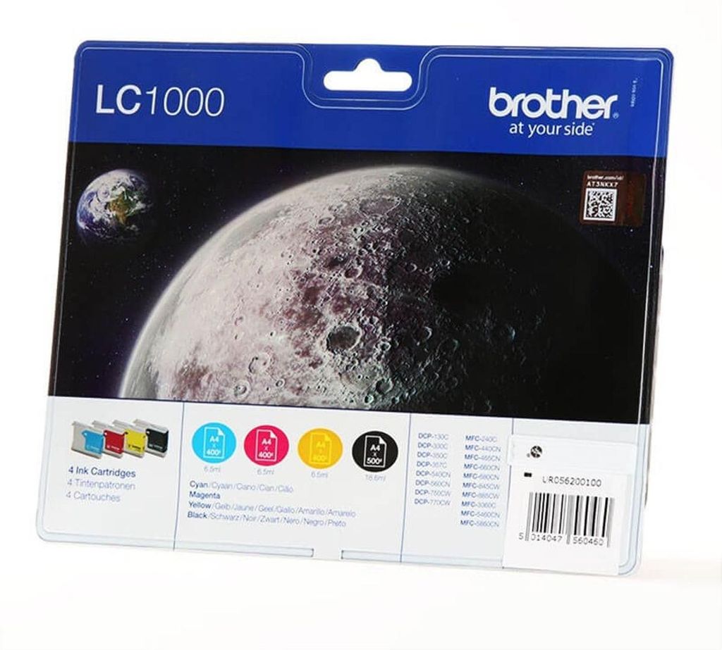 Inkoust BROTHER LC1000VALBPDR LC-1000 Multipack Obrázek produktu 