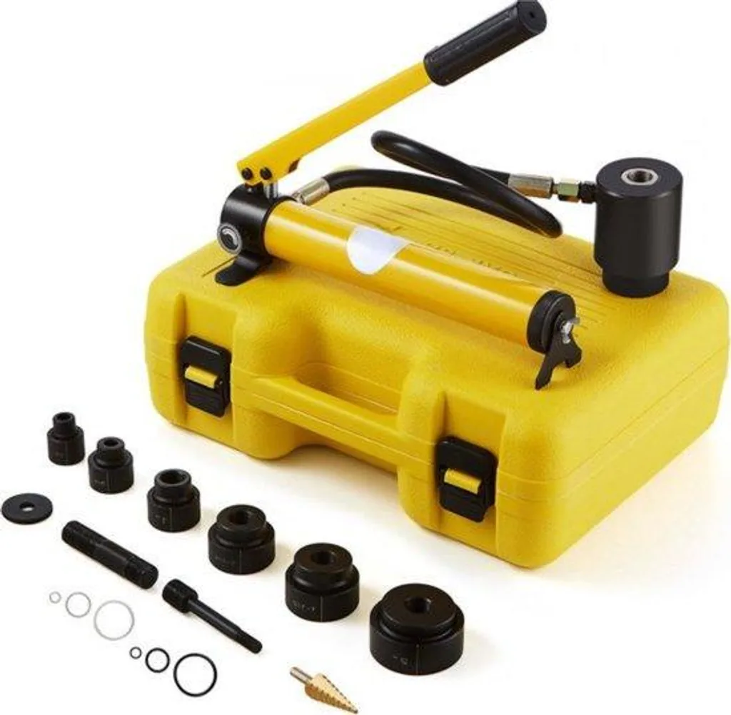 Kit perforateur hydraulique pour installation de tableaux électriques
