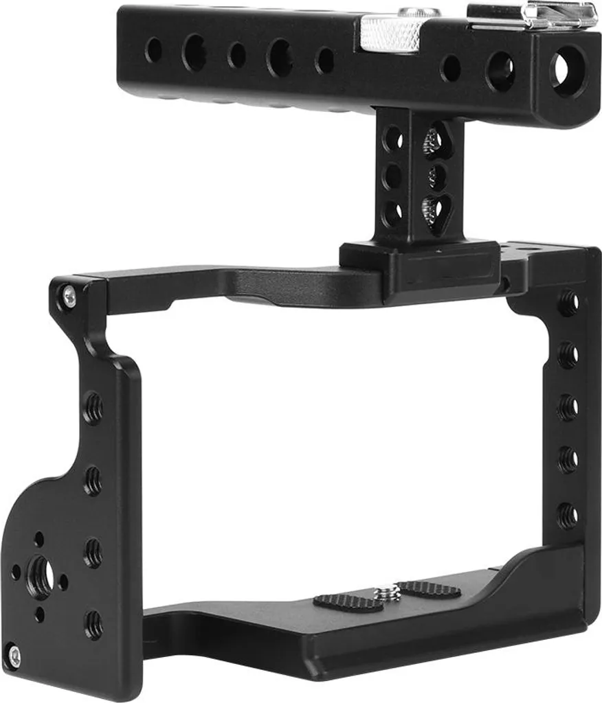 Setup Vlogging Sony A6600 Cage C17 avec Poignée pour Stabilisation Vidéo